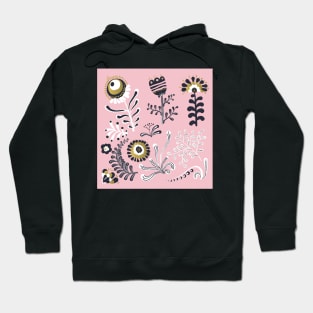 Elegance Seamless pattern with flowers Hoodie